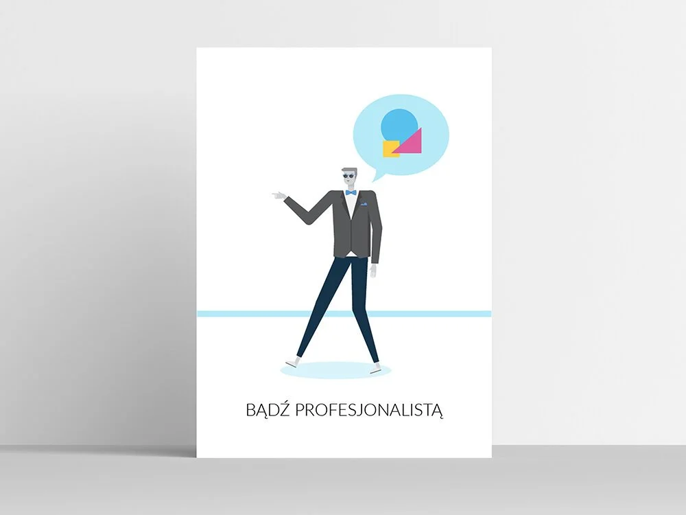 Communication poster mockup