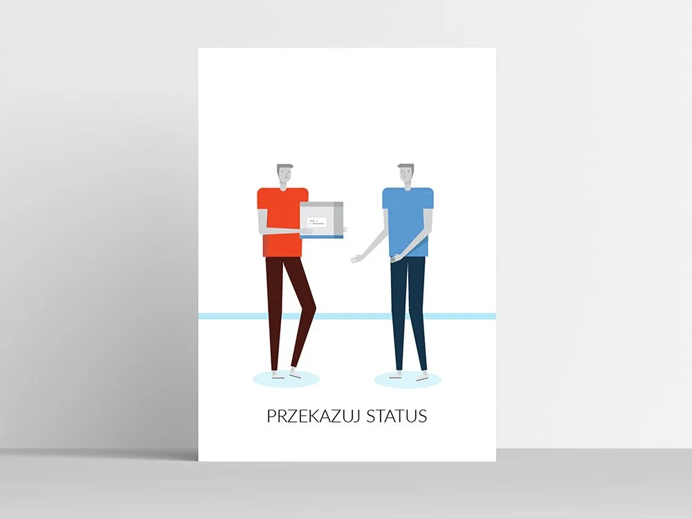 Status poster mockup