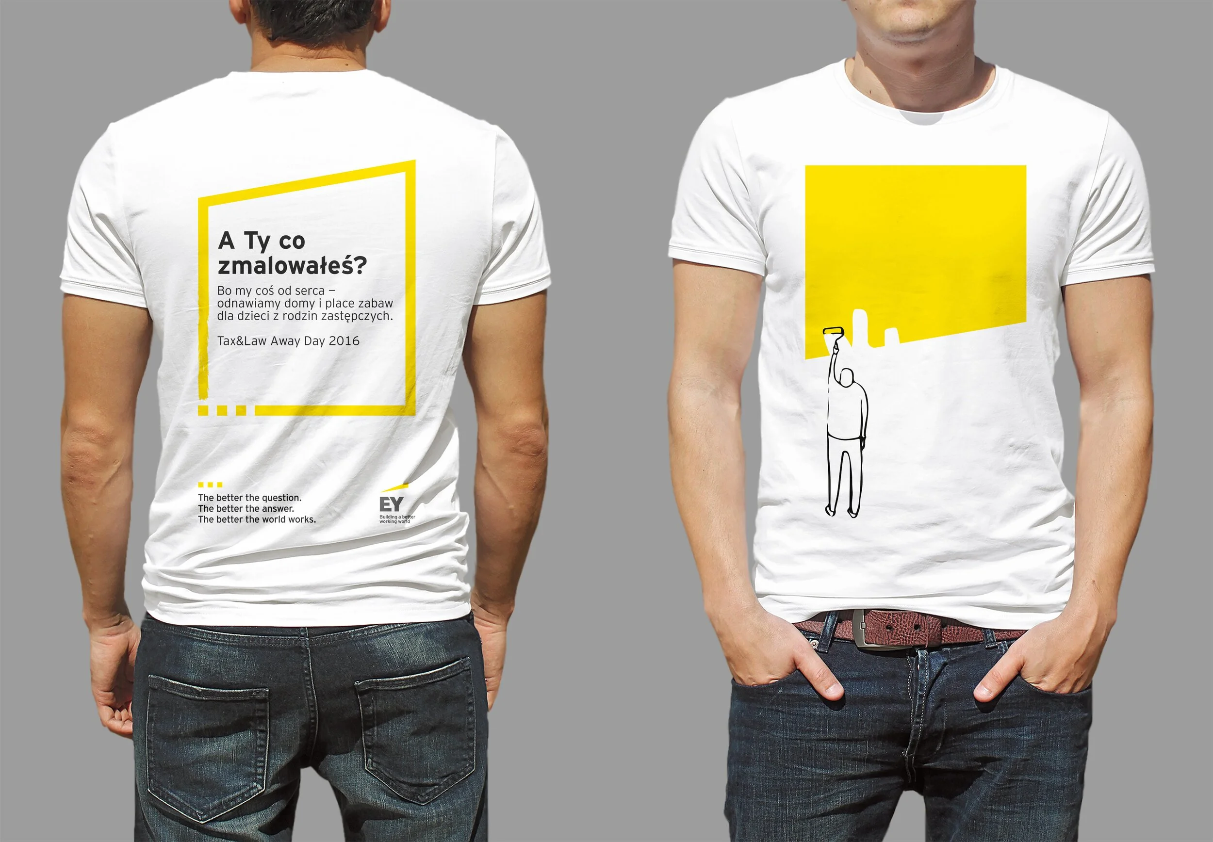 TAX Away Day t-shirt design — painter, variant 2