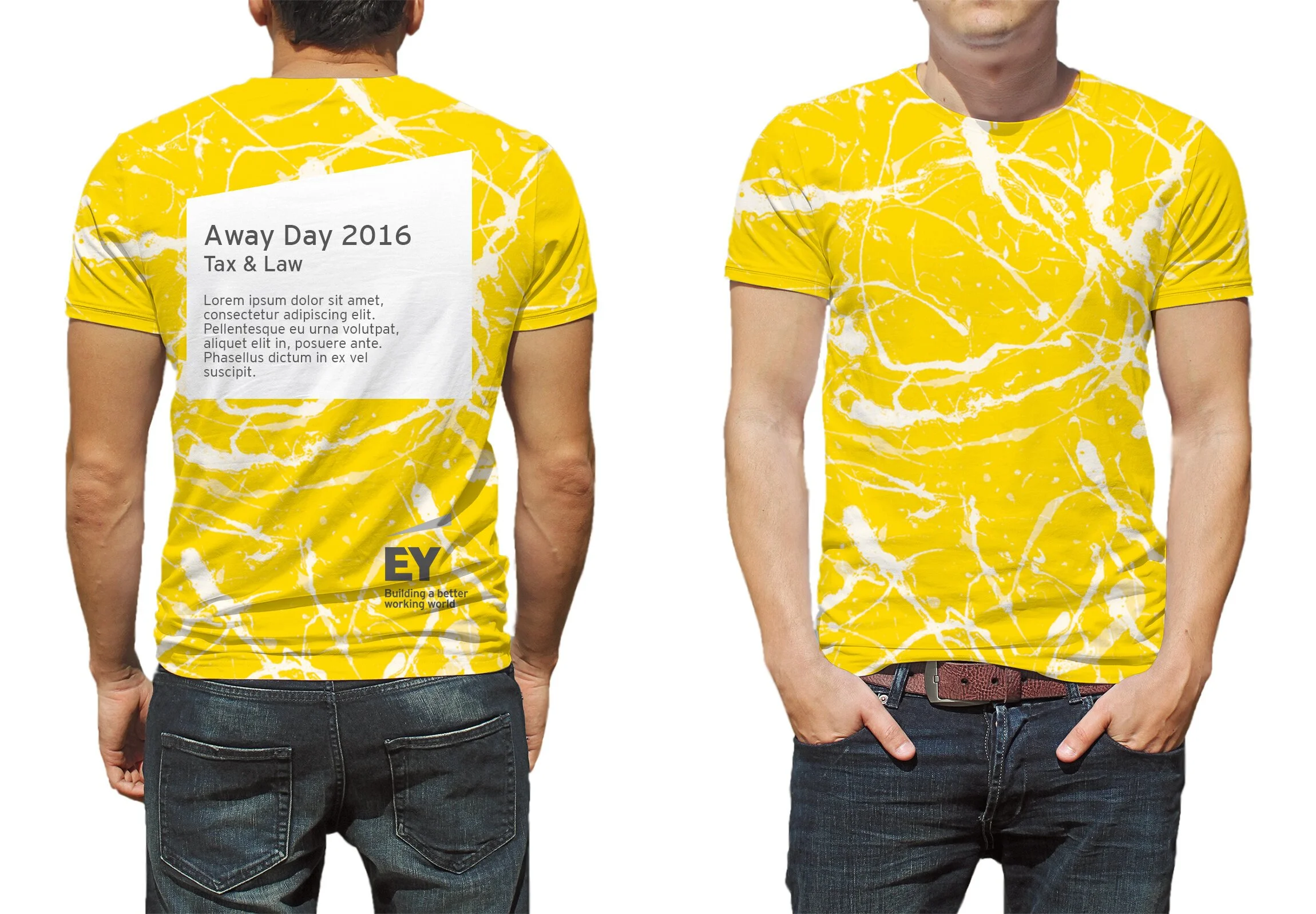 TAX Away Day t-shirt design — Pollock